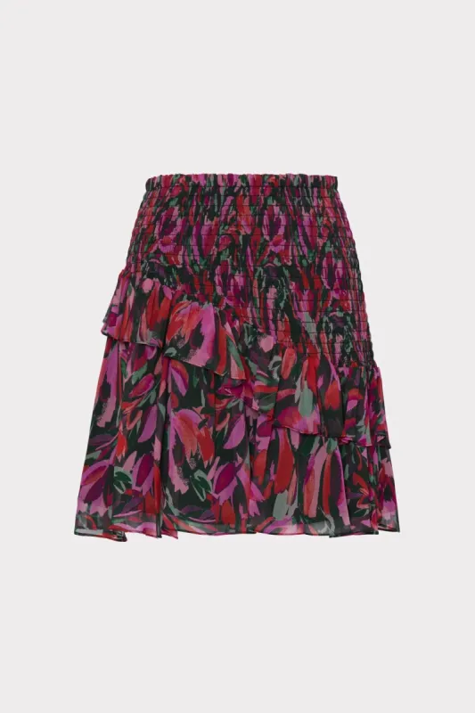 Ginny Tulip Bouquet Skirt sold by Milly