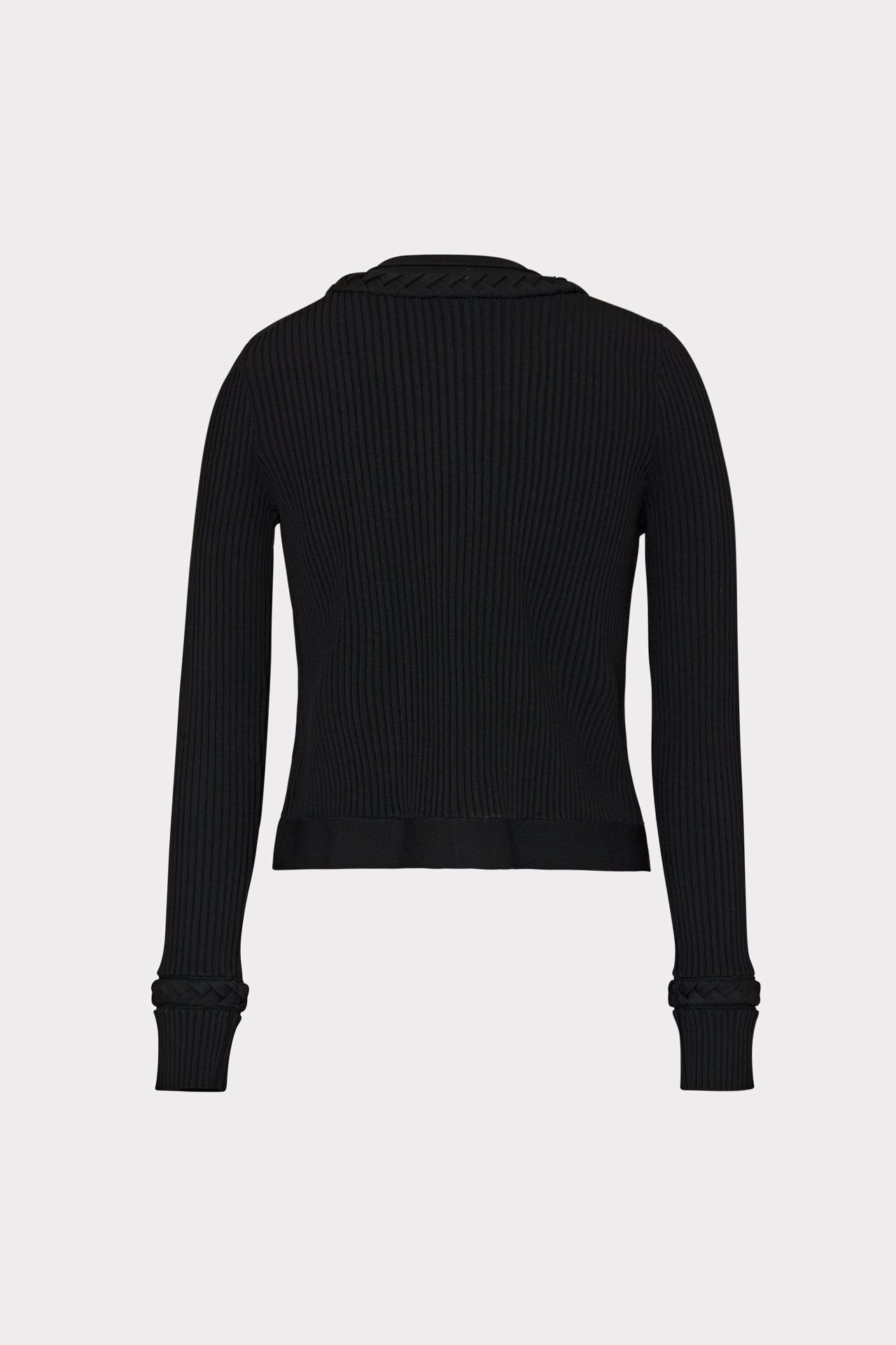 Braided Placket Cardigan sold by Milly product image thumbnail 4