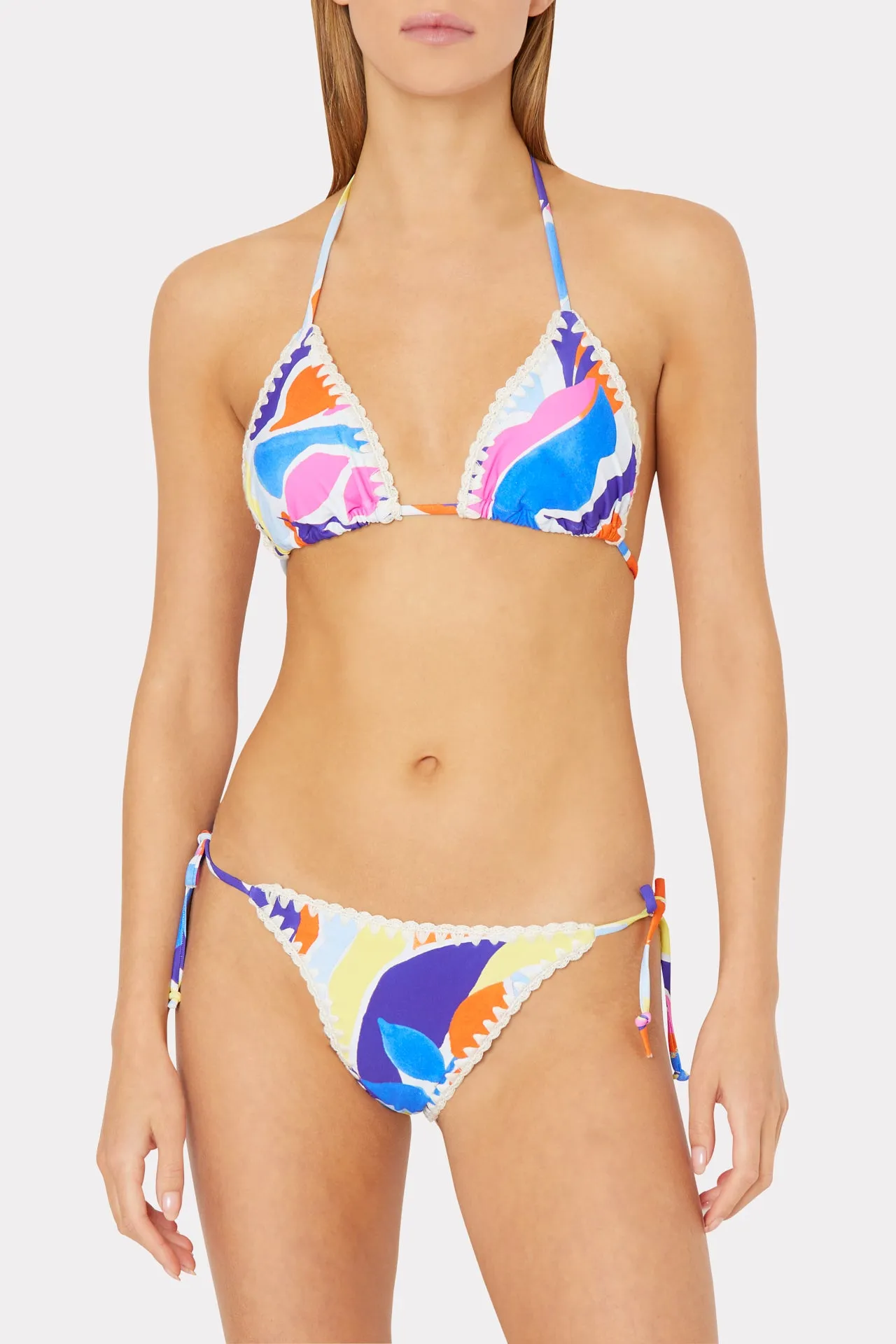 Painted Bloom Bikini Top sold by Milly product image thumbnail 2