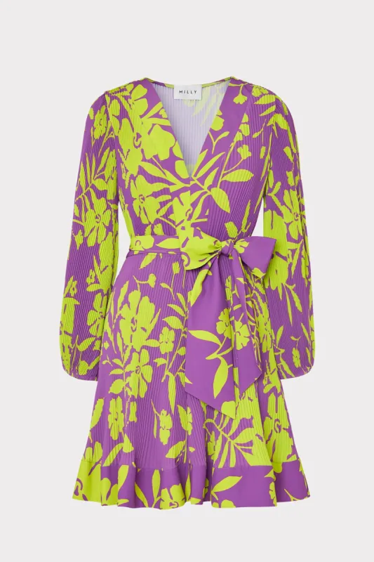 Liv Marigold Aroma Pleated Dress sold by Milly