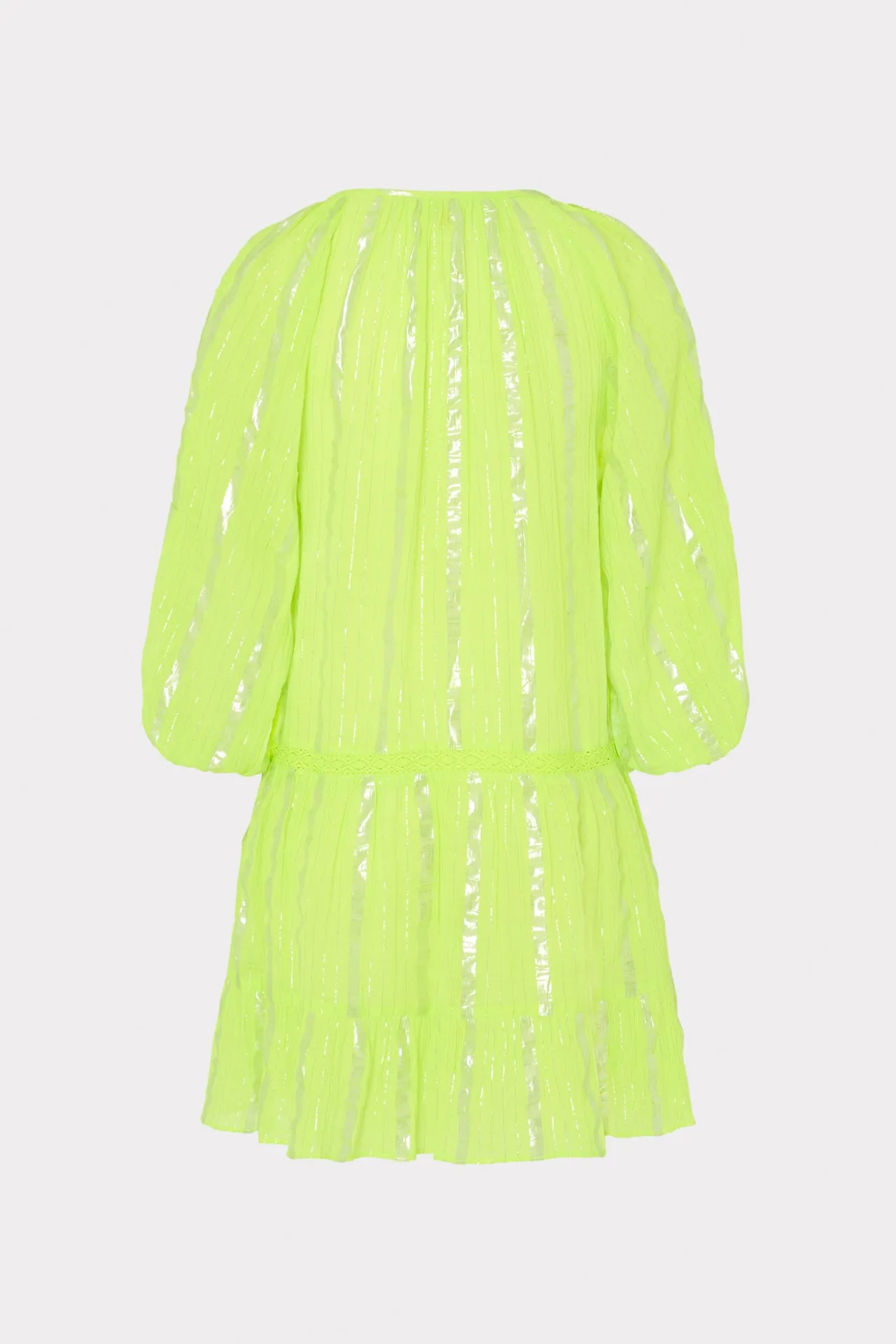 Valentine Lurex Stripe Coverup Dress sold by Milly product image thumbnail 4