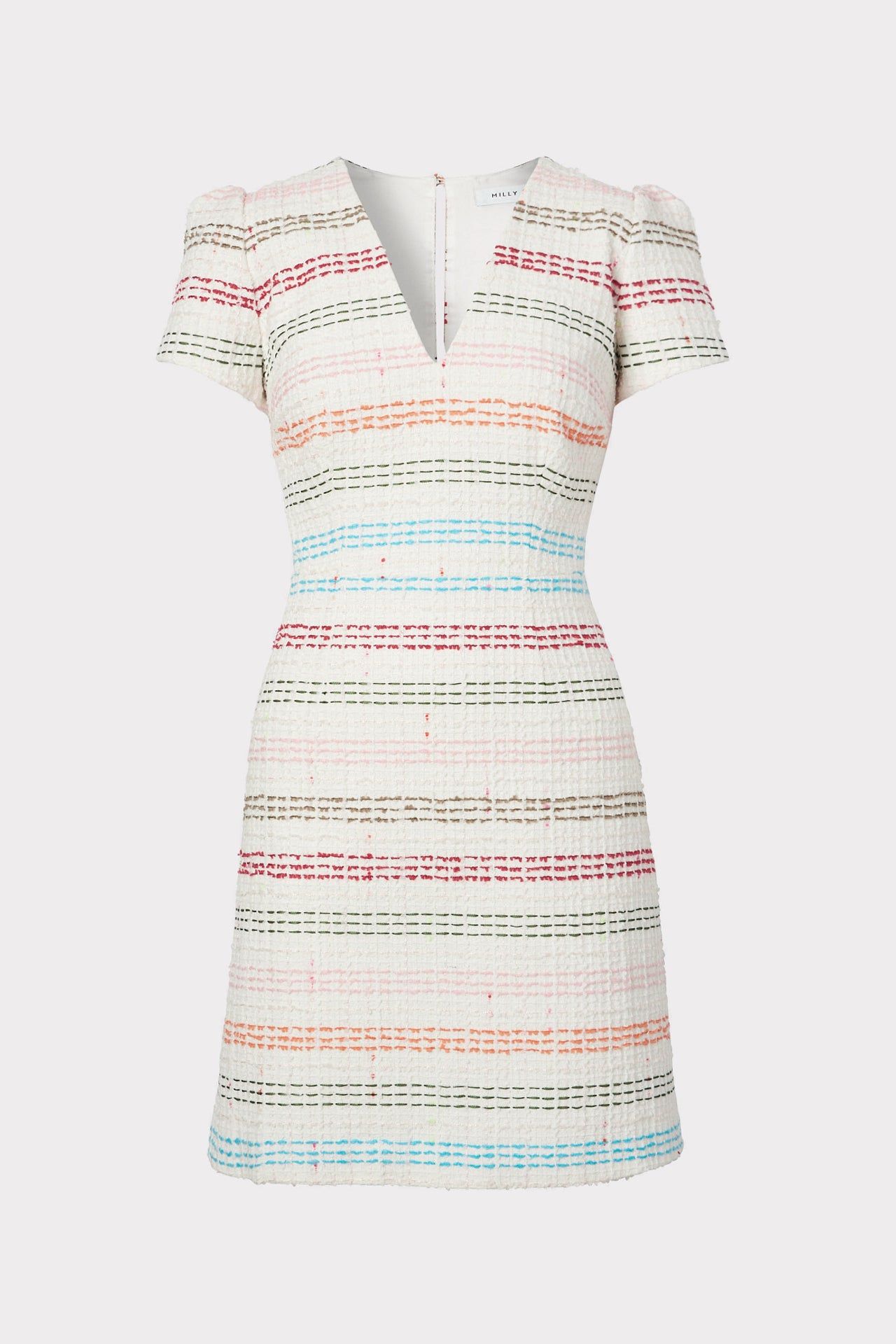 Atalie Stripe Tweed Dress sold by Milly