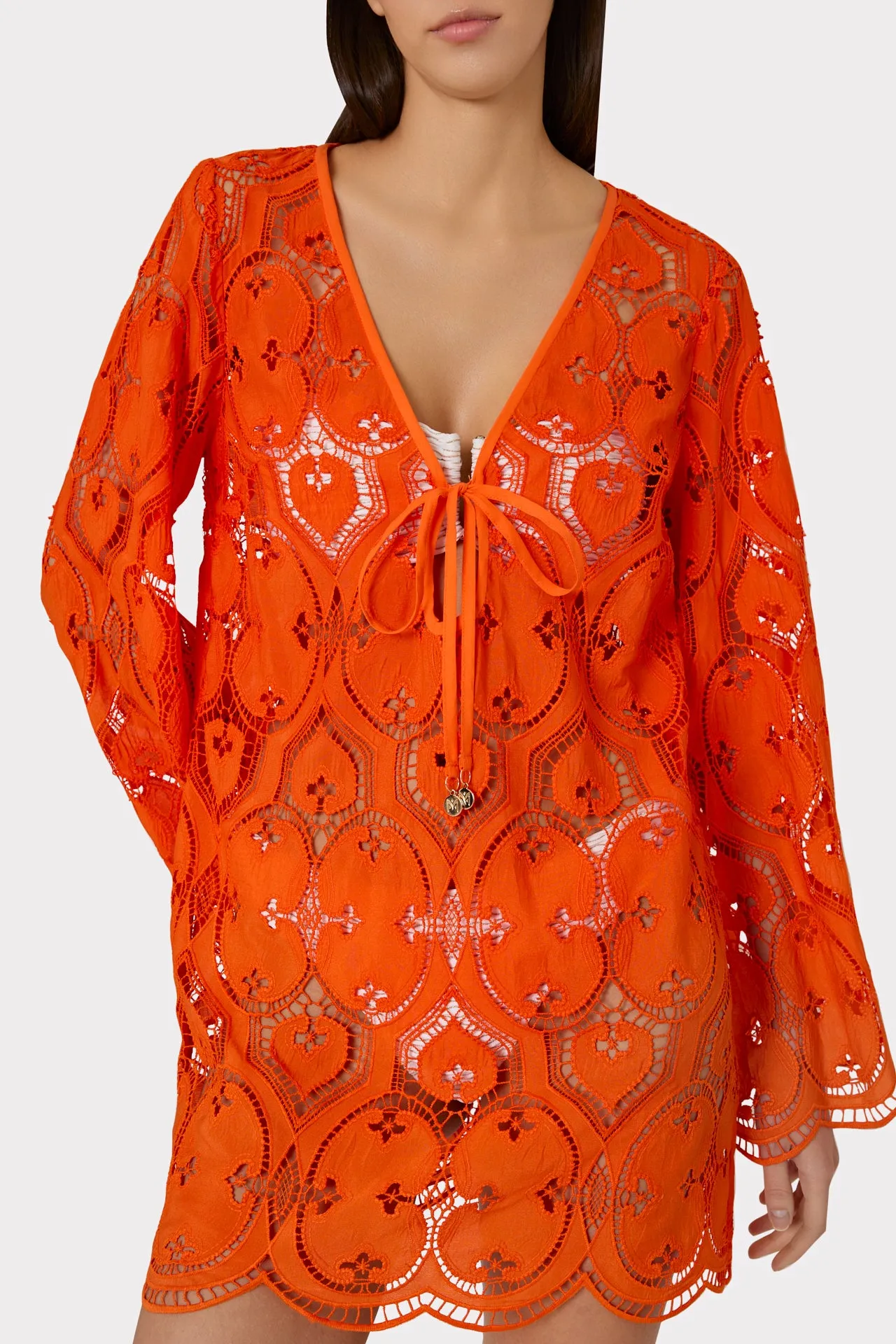 Viara Lace Coverup sold by Milly product image thumbnail 3