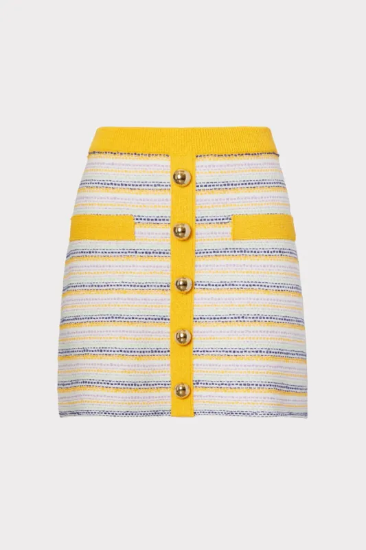 Summer Tweed Skirt sold by Milly