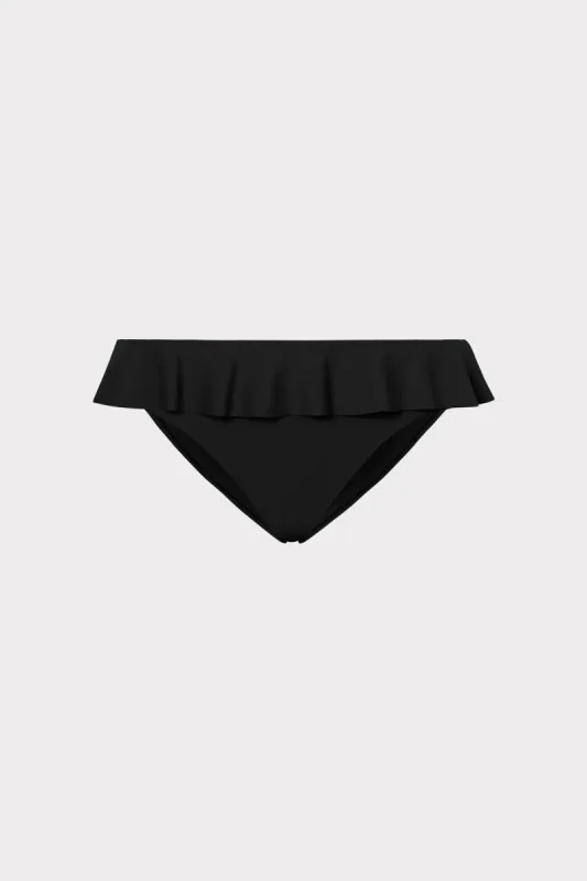 Solid Ruffle Bikini Bottom sold by Milly