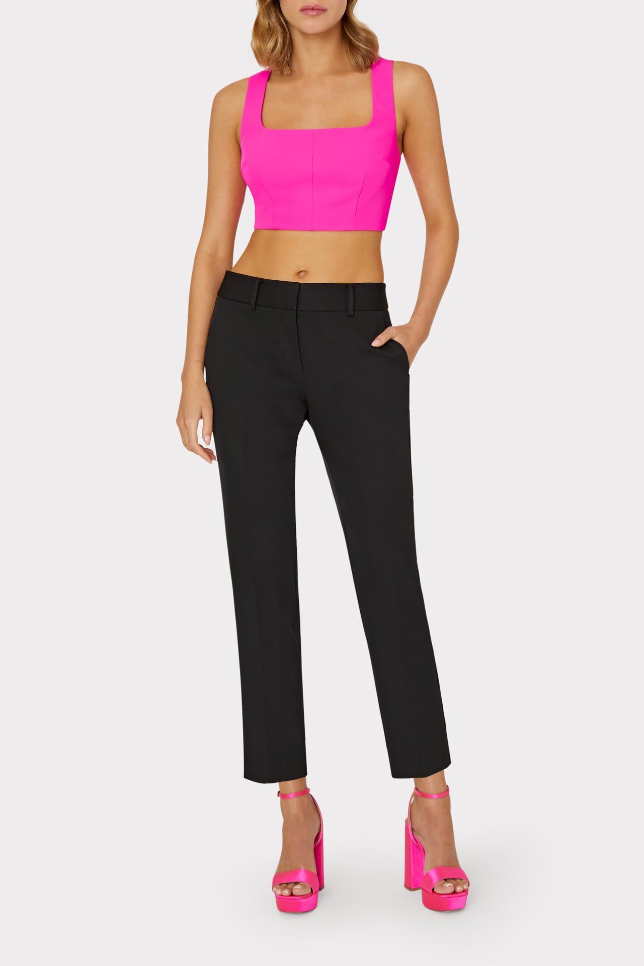 Nickie Cady Crop Top sold by Milly product image thumbnail 2