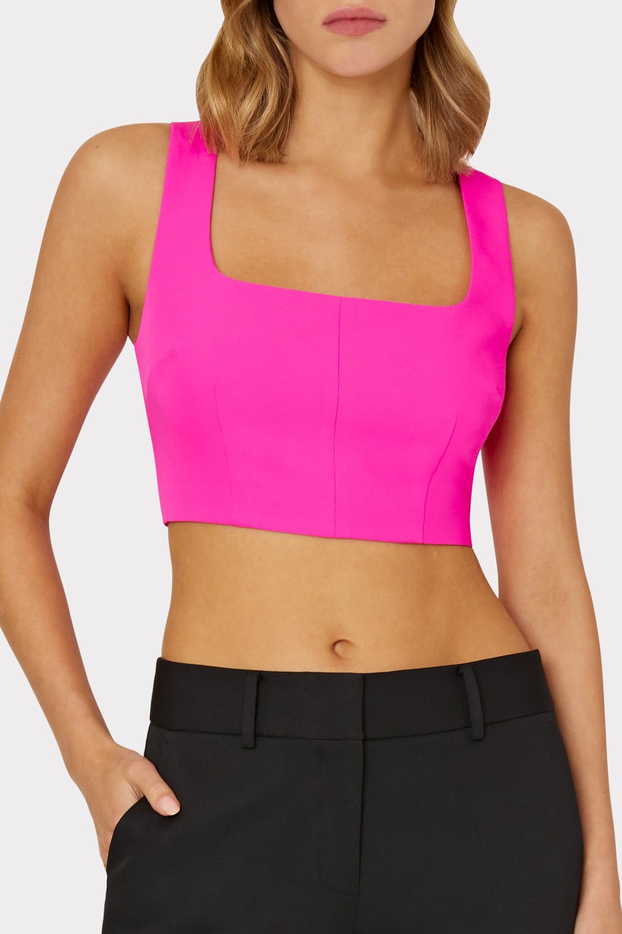Nickie Cady Crop Top sold by Milly product image thumbnail 3
