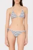 Textured Stripe Ring Bikini Bottom sold by Milly