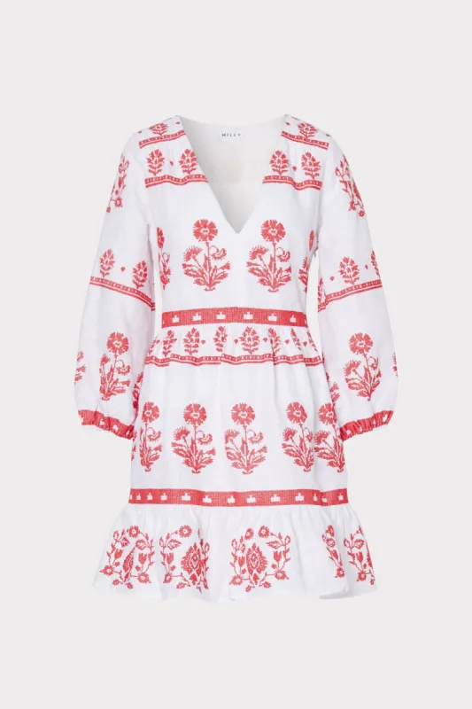 Debbie Cross Stitch Embroidered Dress sold by Milly