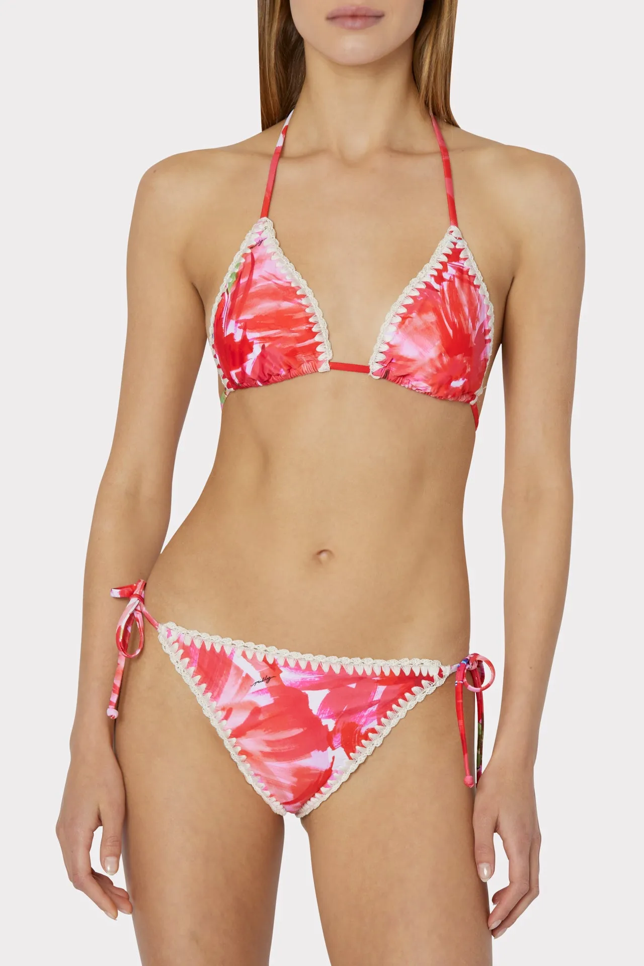 Brushstroke Floral Mika Bikini Bottom sold by Milly product image thumbnail 2