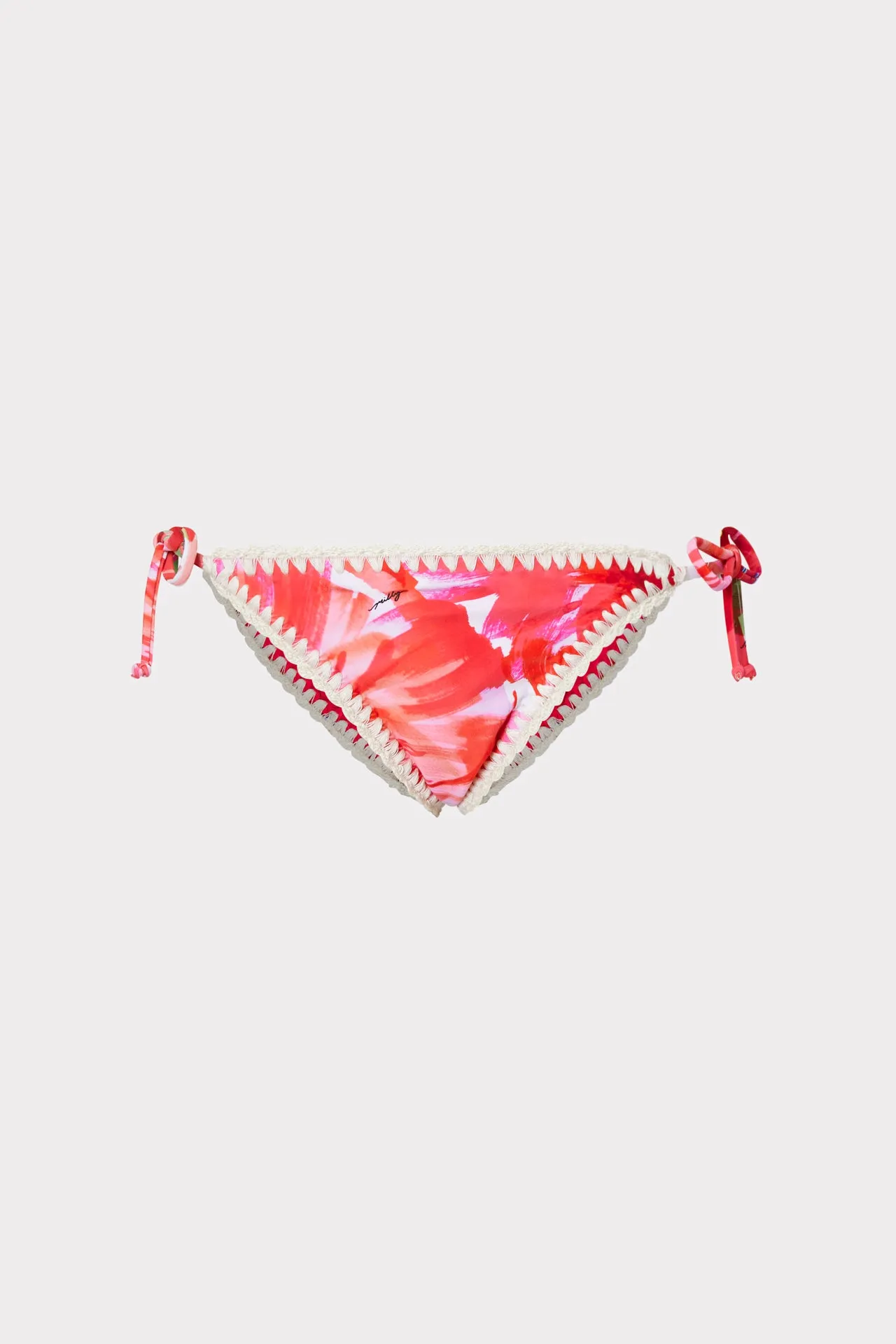 Brushstroke Floral Mika Bikini Bottom sold by Milly
