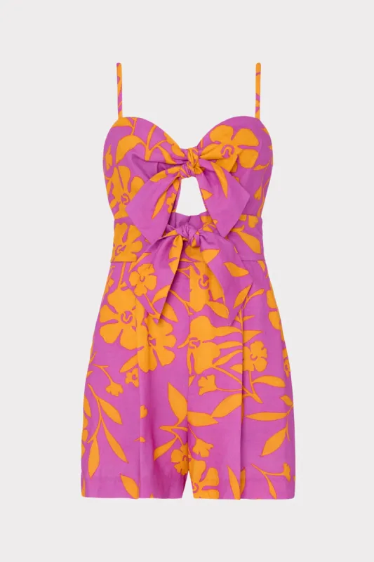 Anya Marigold Aroma Romper sold by Milly