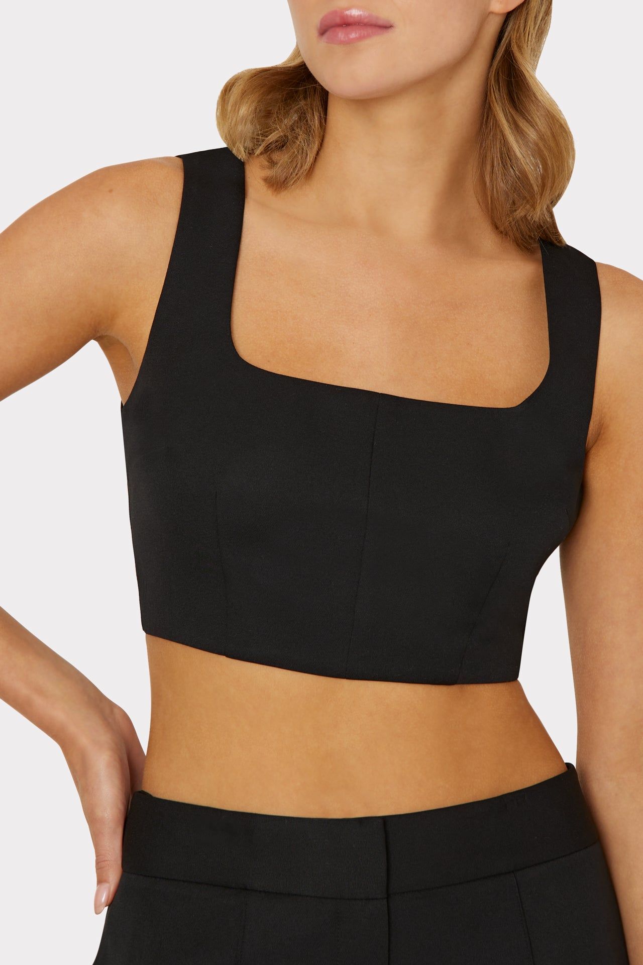 Nickie Cady Crop Top sold by Milly product image thumbnail 3