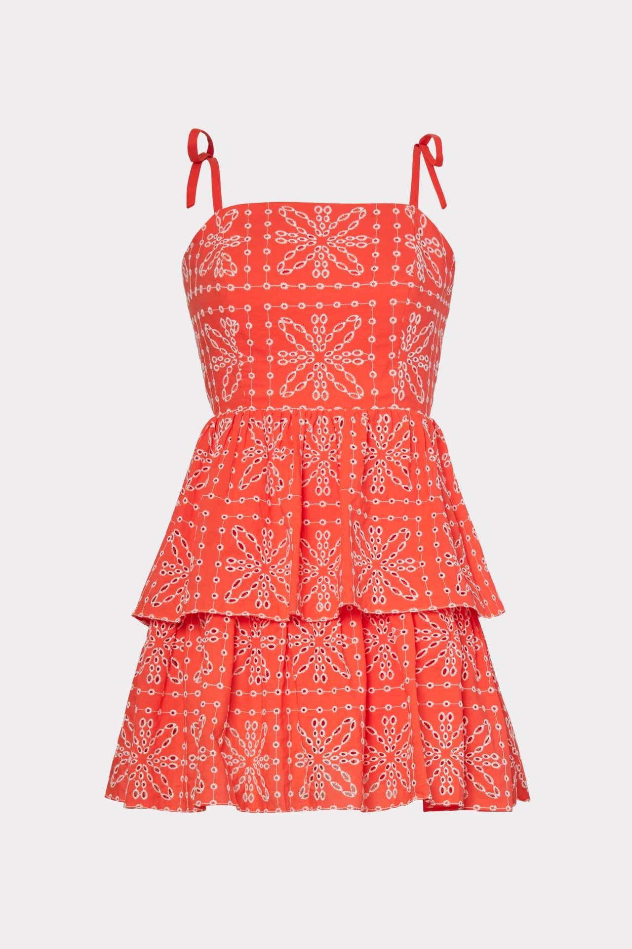 Easton Tile Eyelet Dress sold by Milly