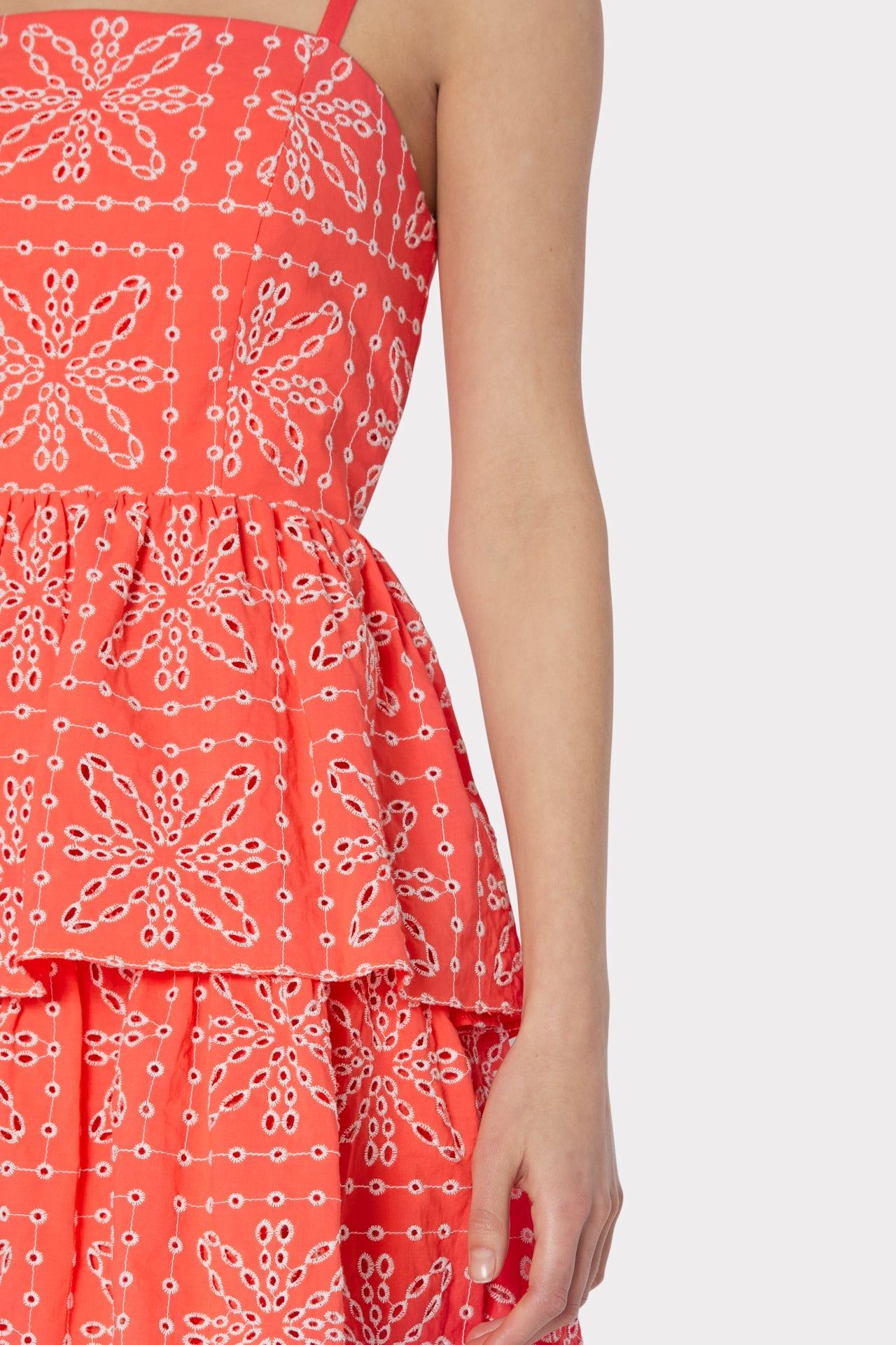 Easton Tile Eyelet Dress sold by Milly product image thumbnail 3