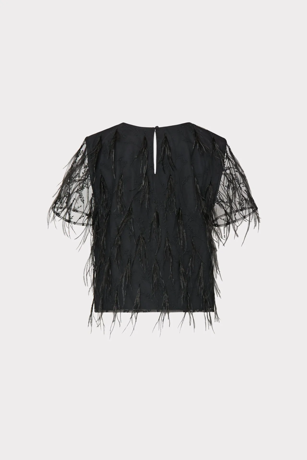 Rava Feather Tee sold by Milly product image thumbnail 4