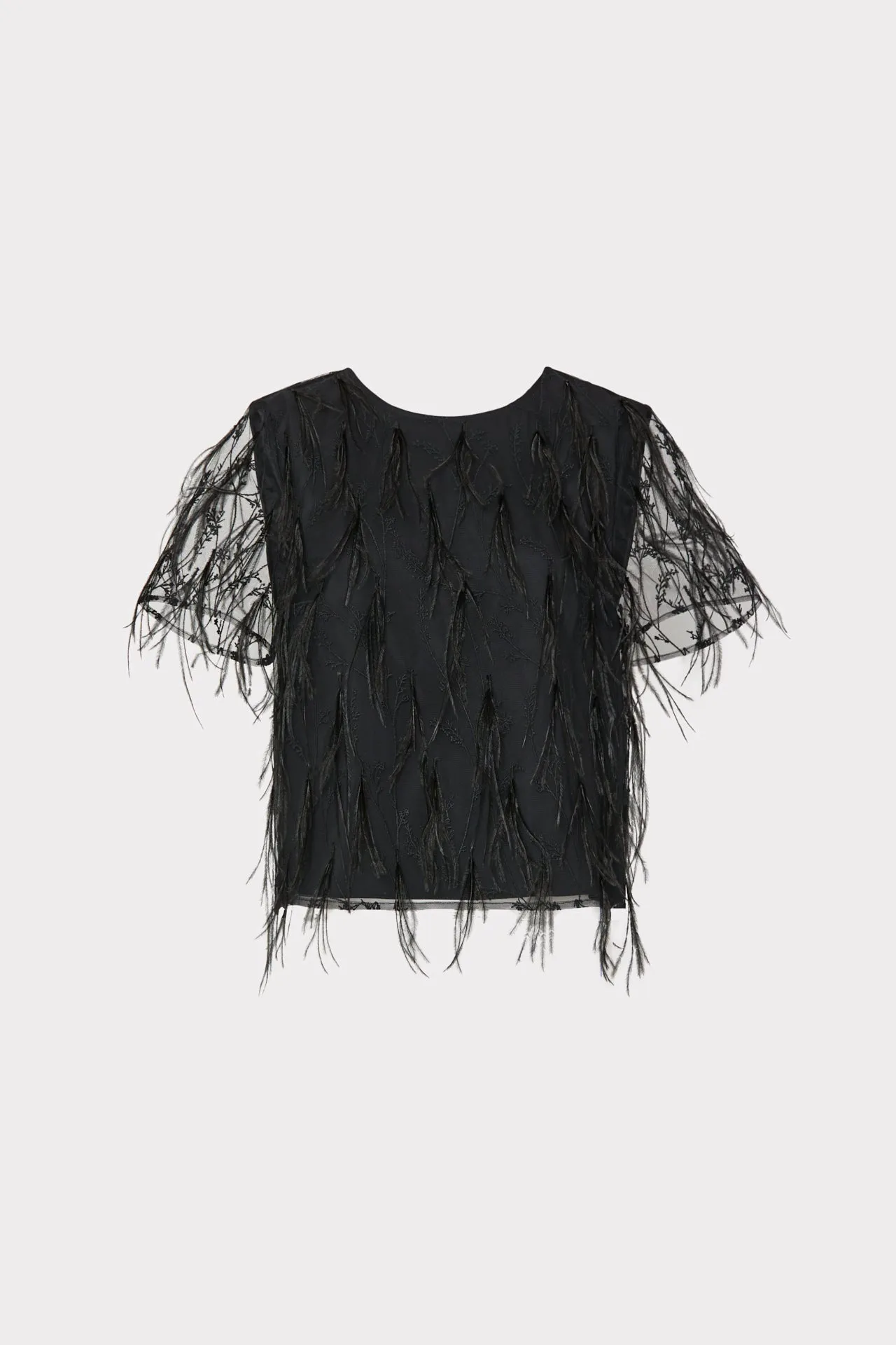 Rava Feather Tee sold by Milly