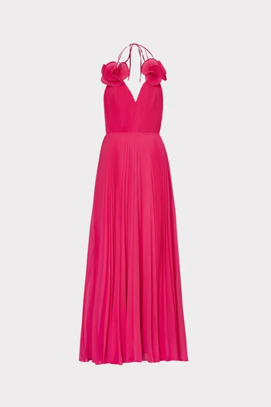 Evie Pleated Dress sold by Milly