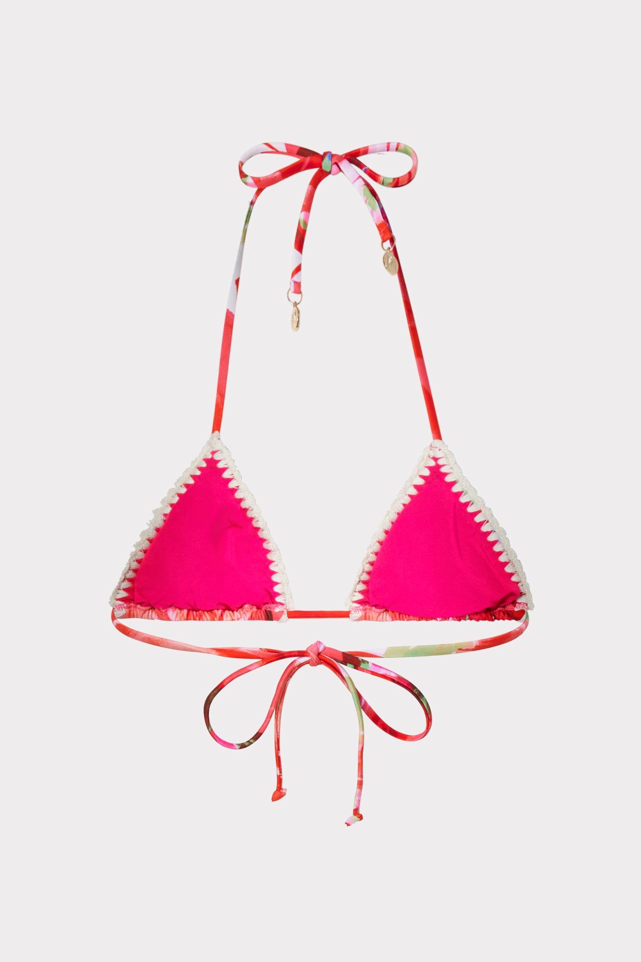 Brushstroke Floral Mika Triangle Top sold by Milly product image thumbnail 3