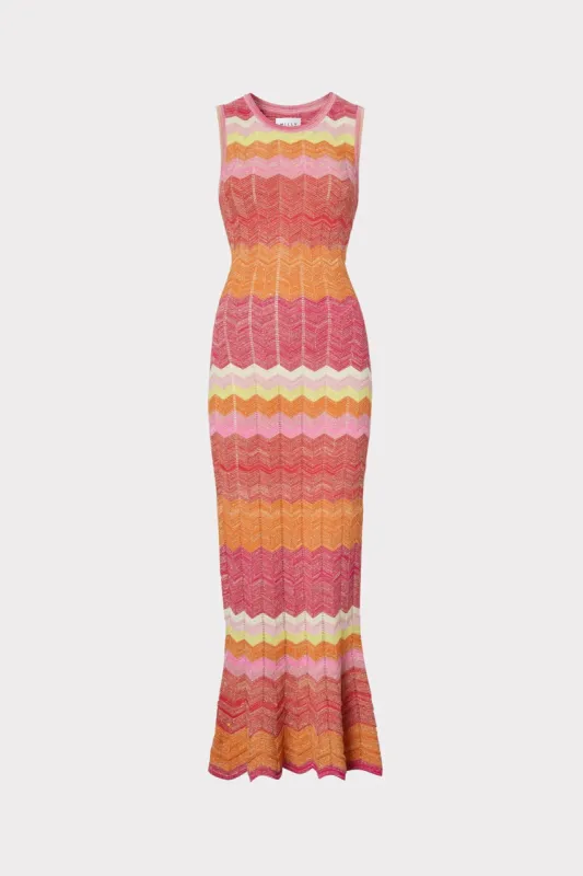 Zig Zag Stitch Dress sold by Milly