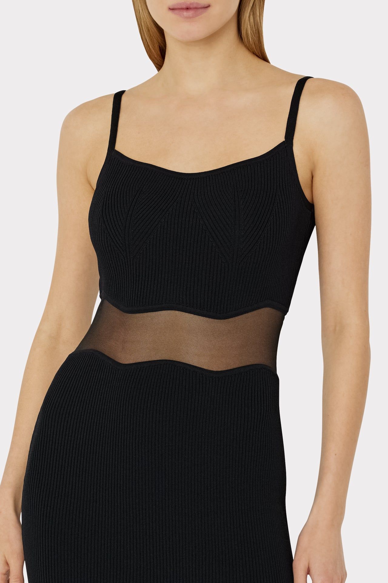 Sheer Wave Cami Dress sold by Milly product image thumbnail 3