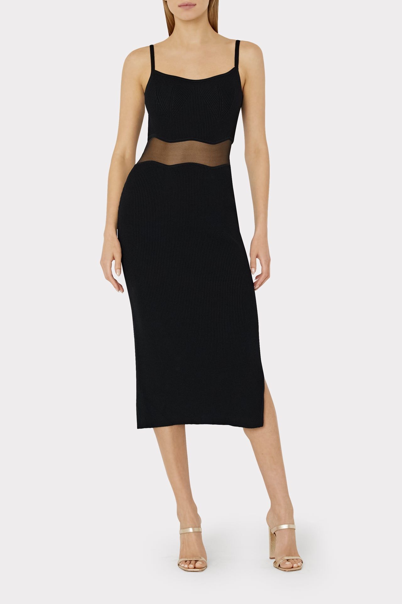 Sheer Wave Cami Dress sold by Milly product image thumbnail 2