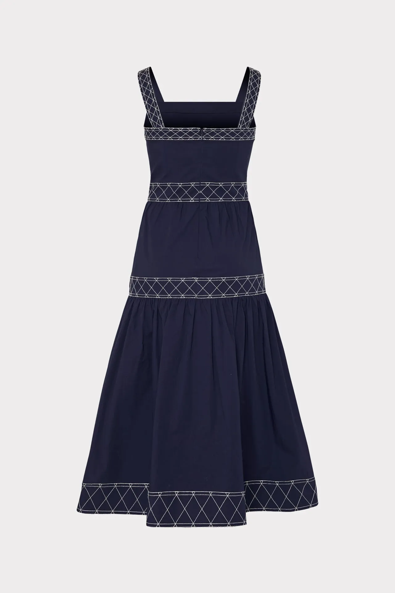 Annette Poplin Midi Dress sold by Milly product image thumbnail 4