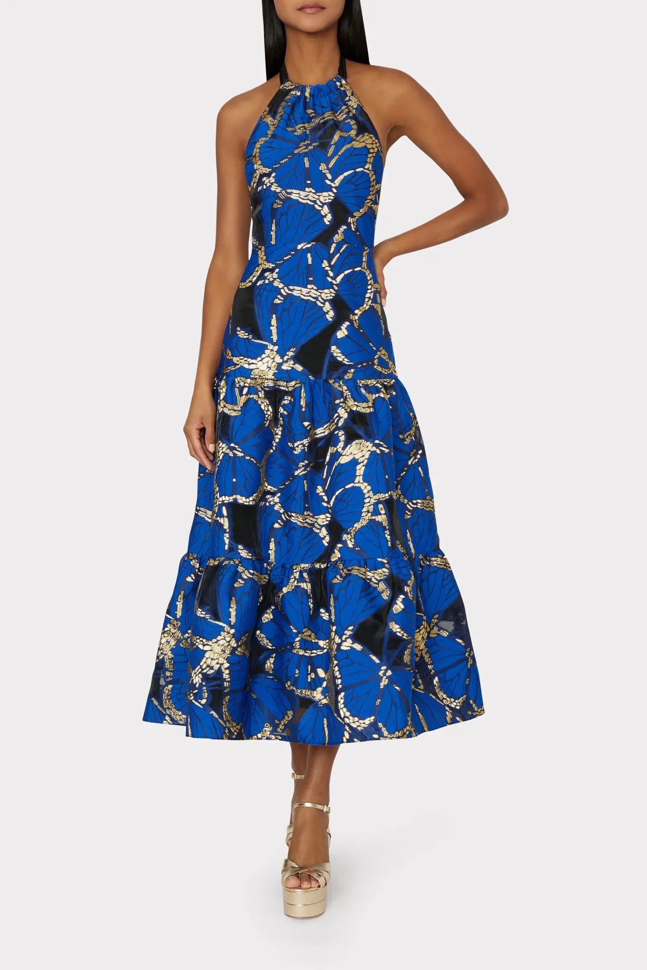 Hayden Butterfly Jacquard Dress sold by Milly product image thumbnail 2