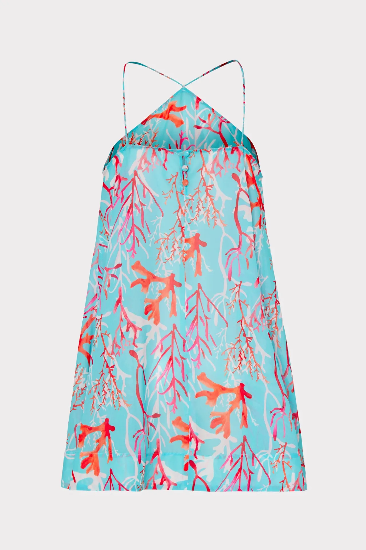 Billie Marine Coral Halter Dress sold by Milly product image thumbnail 4