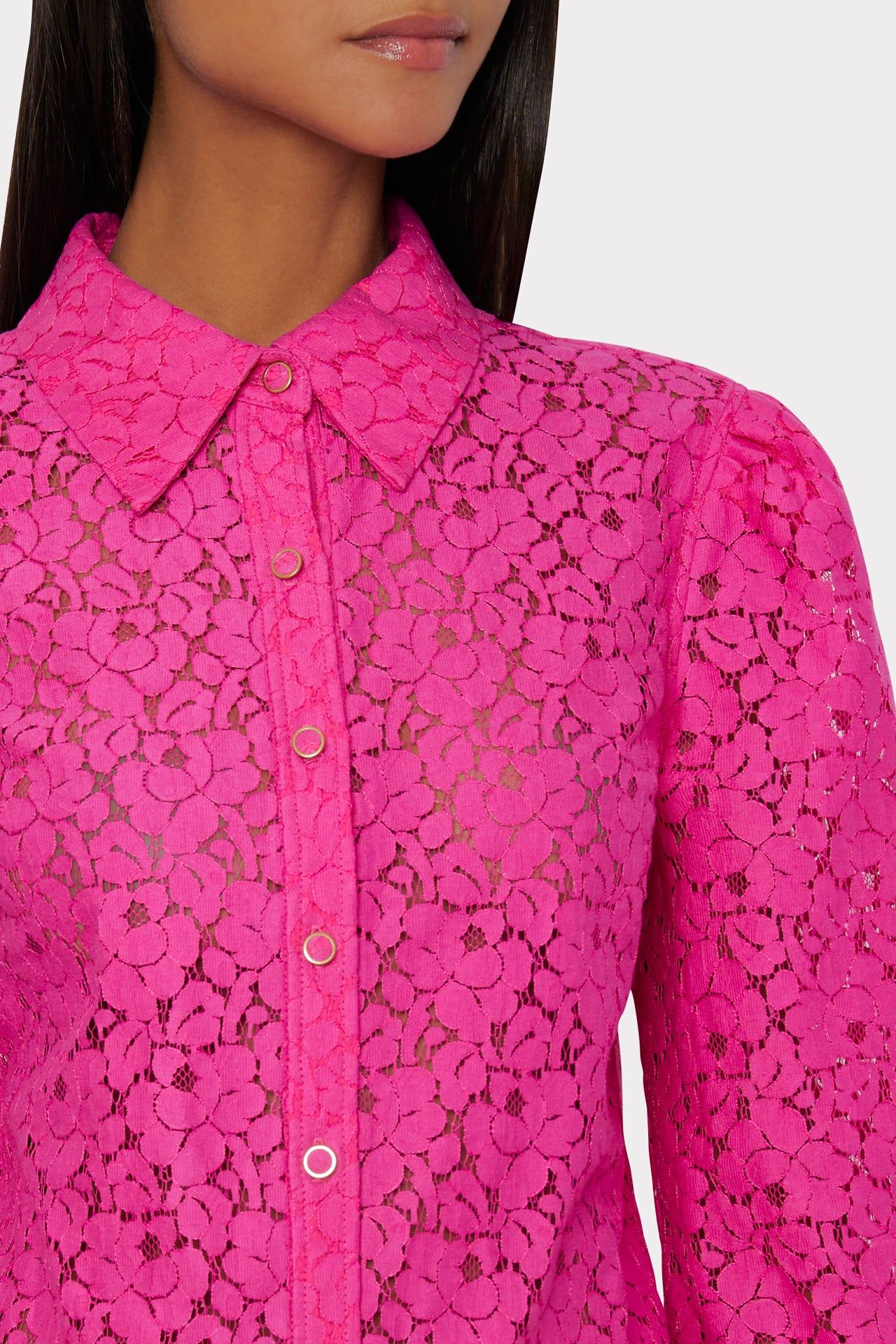 Harlow Cotton Lace Top sold by Milly product image thumbnail 3