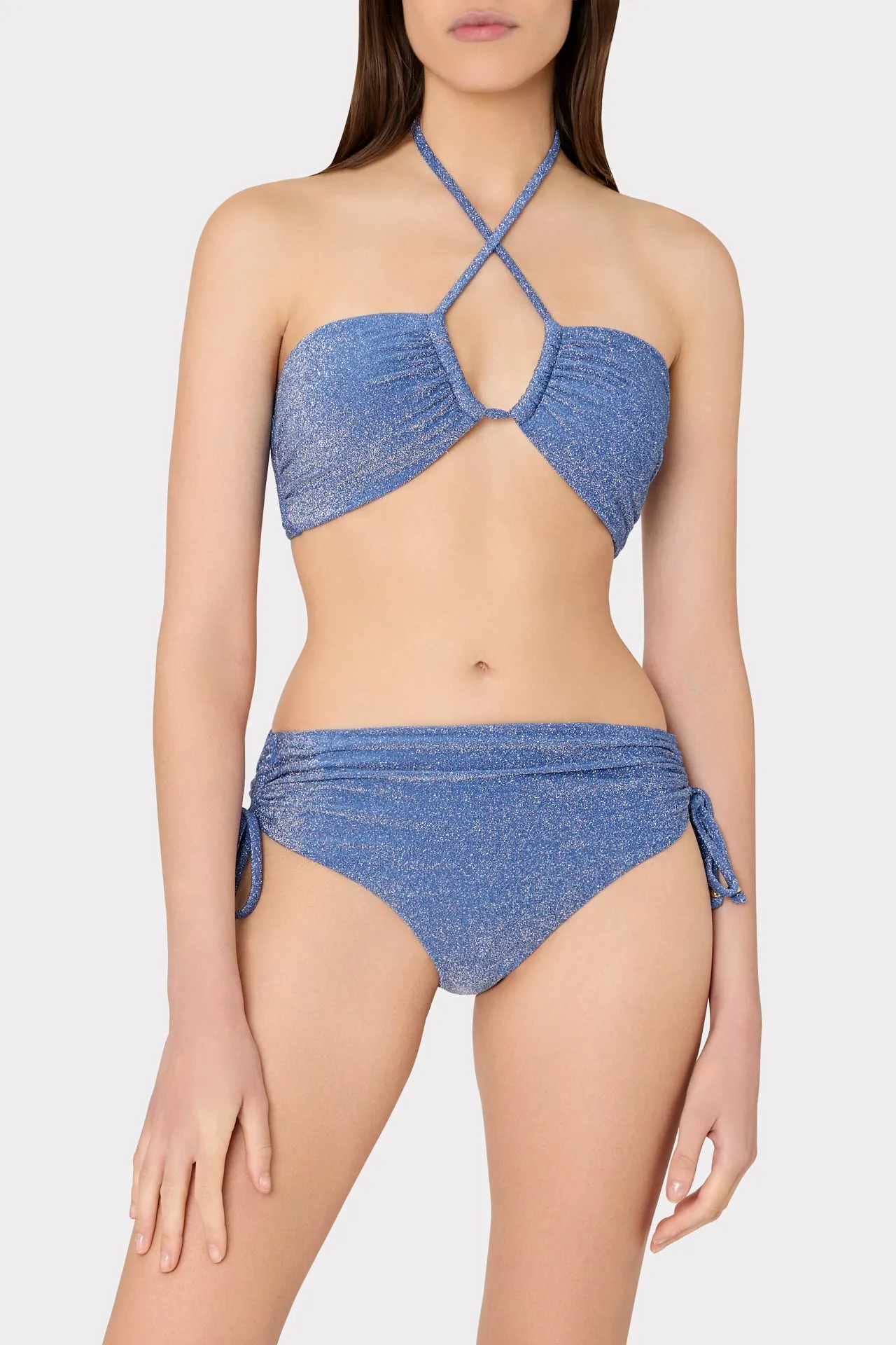 Shimmer Halter Bikini Top sold by Milly product image thumbnail 2