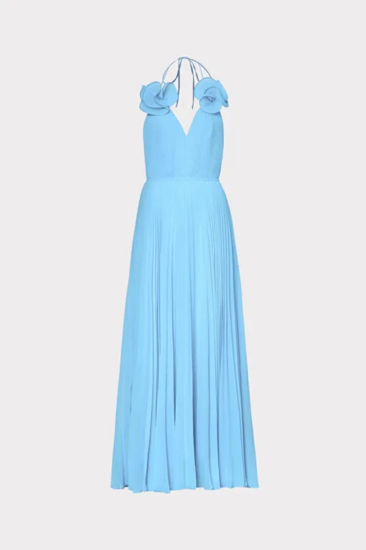 Evie Pleated Dress sold by Milly