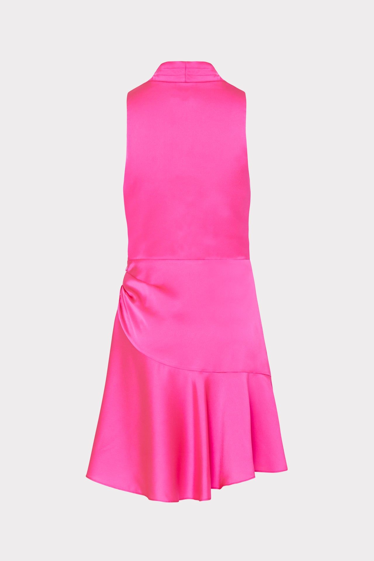 Nia Satin Cowl Dress sold by Milly product image thumbnail 4