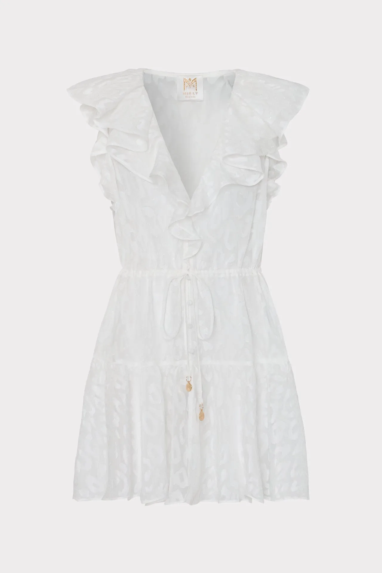 Dana Leopard Texture Cover-Up Dress sold by Milly