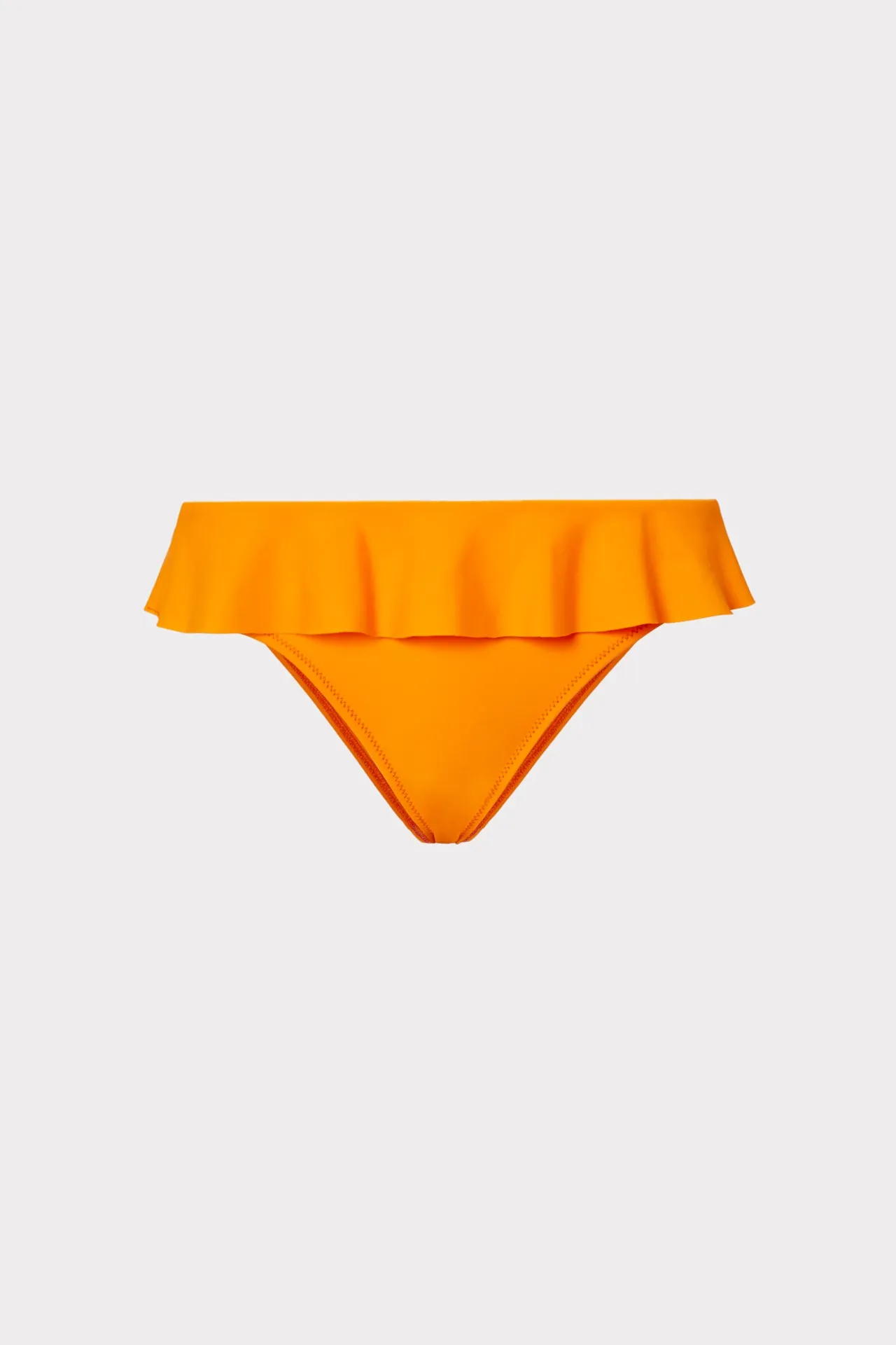 Solid Michelle Ruffle Bikini Bottom sold by Milly