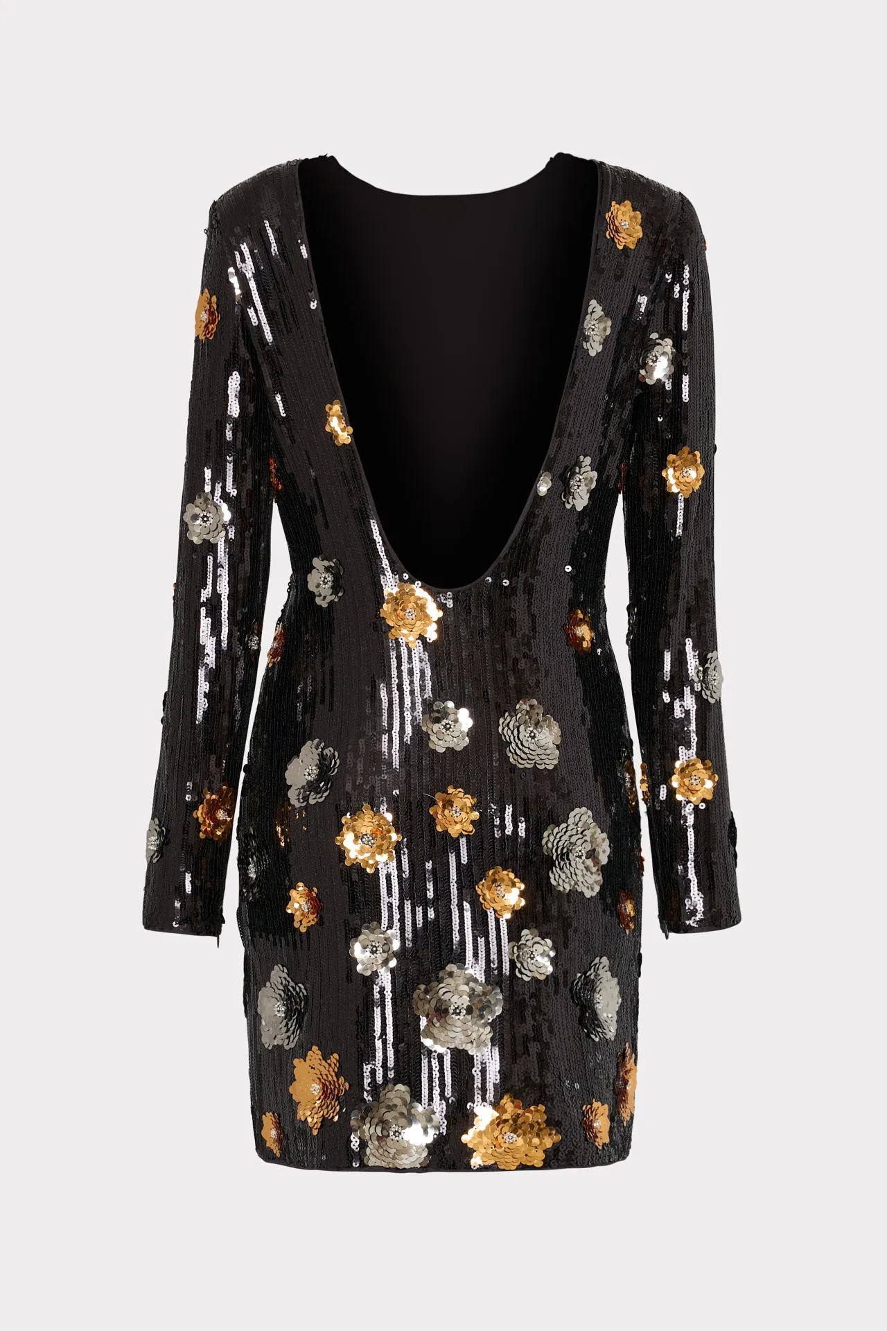 Selene 3D Floral Sequins Dress sold by Milly product image thumbnail 4