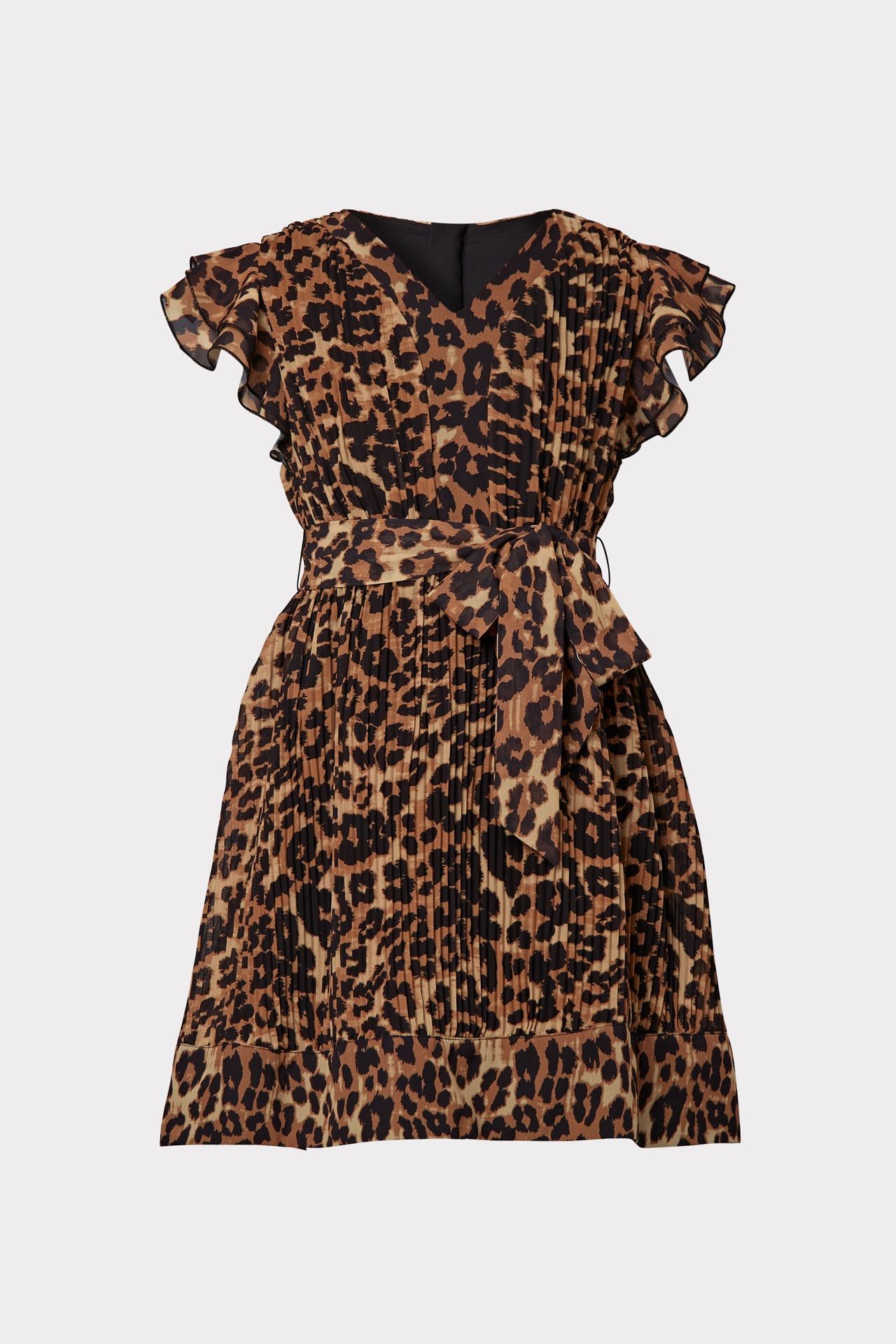 Milly Minis Liv Leopard Print Pleated Dress sold by Milly