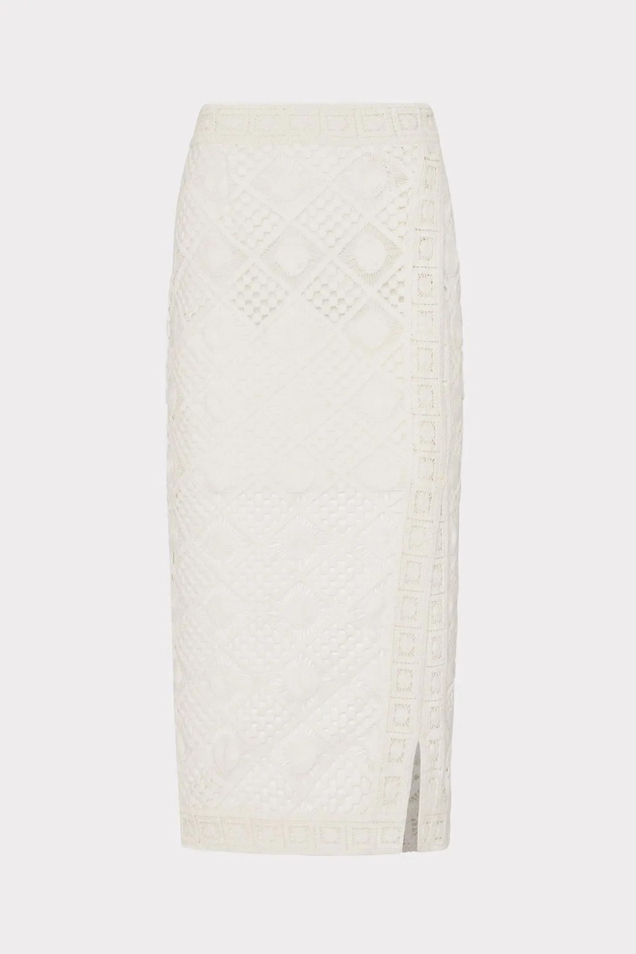 Diamond Crochet Midi Skirt sold by Milly