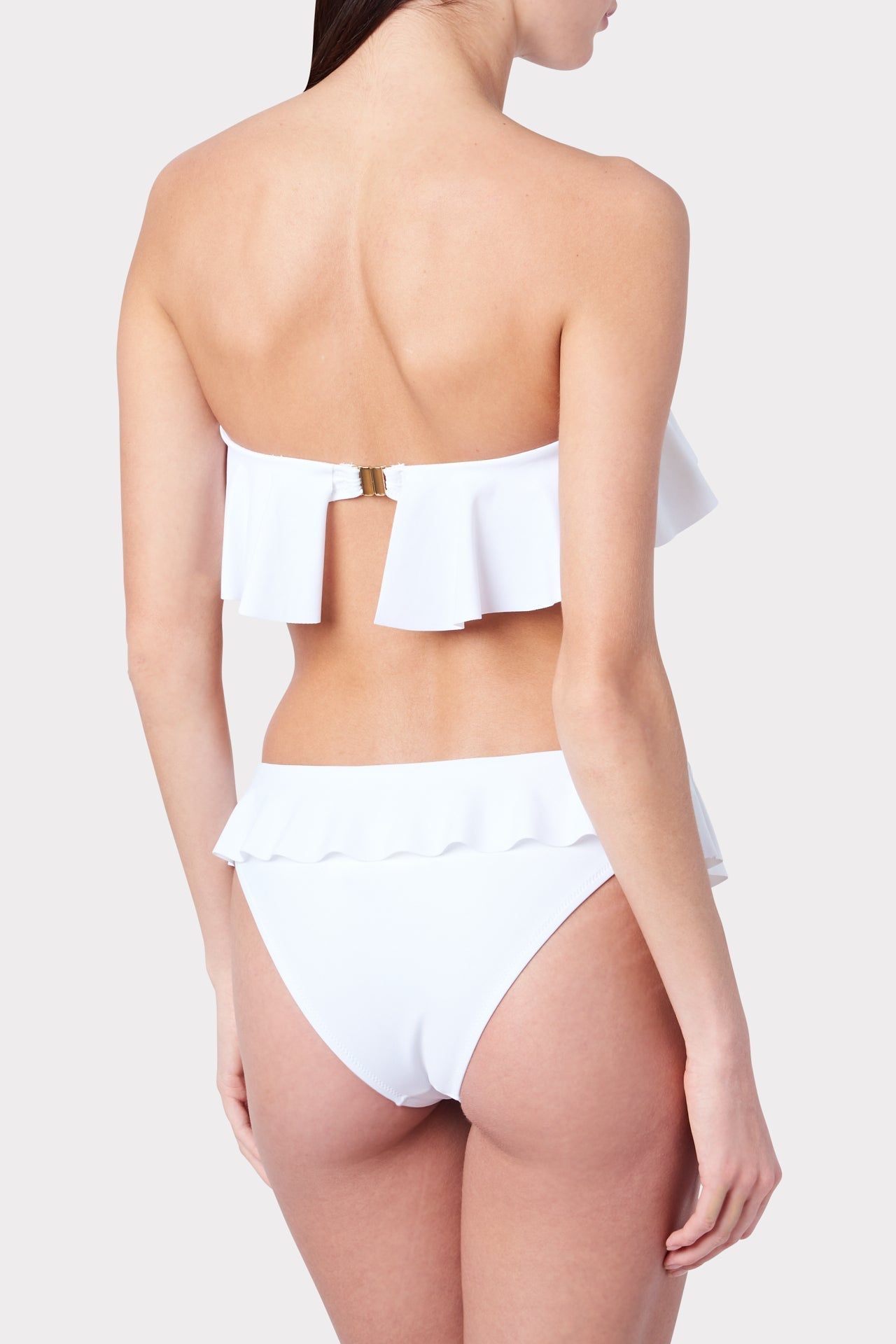 Solid Ruffle Bikini Bottom sold by Milly product image thumbnail 3