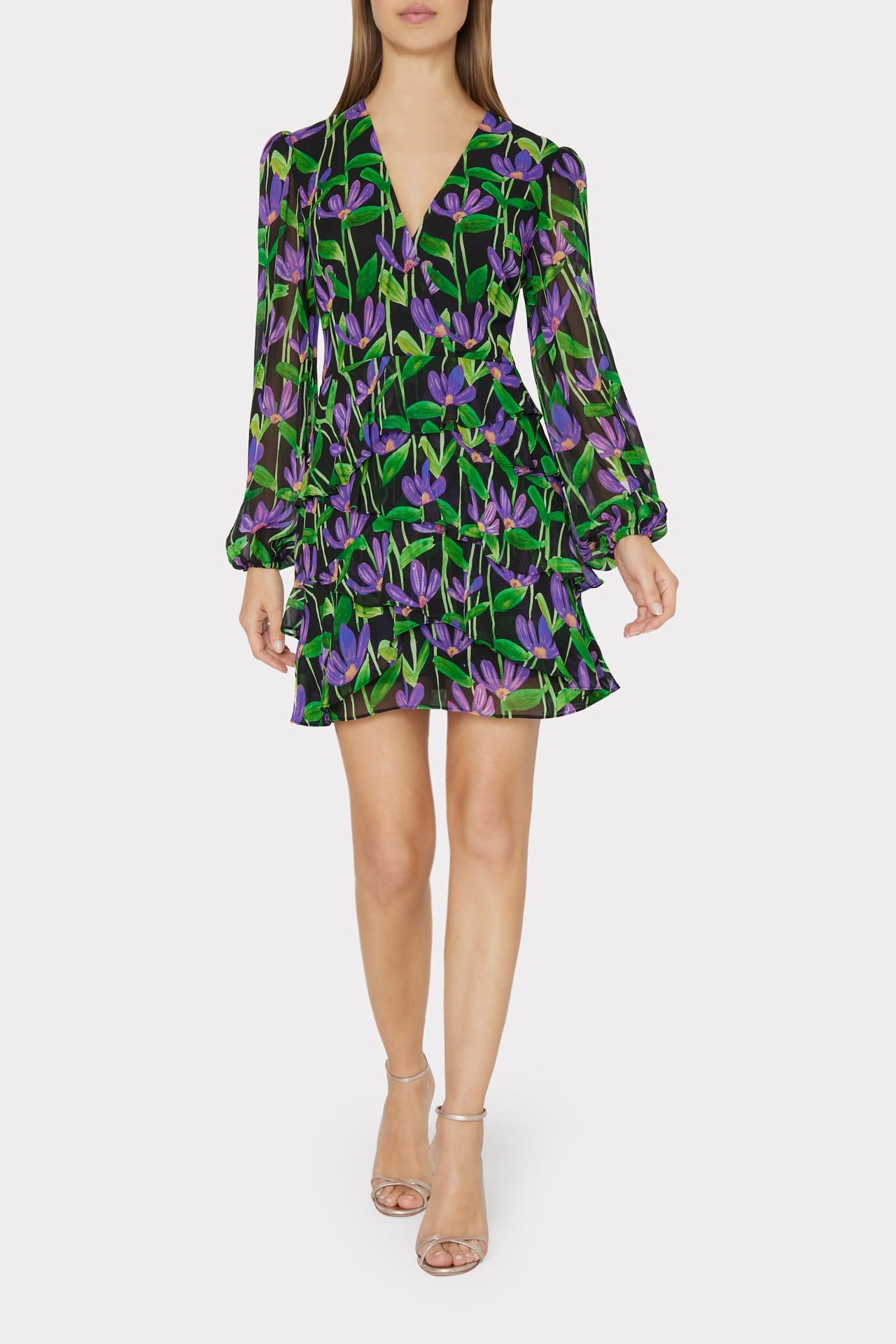 Loren Deco Vine Dress sold by Milly product image thumbnail 2