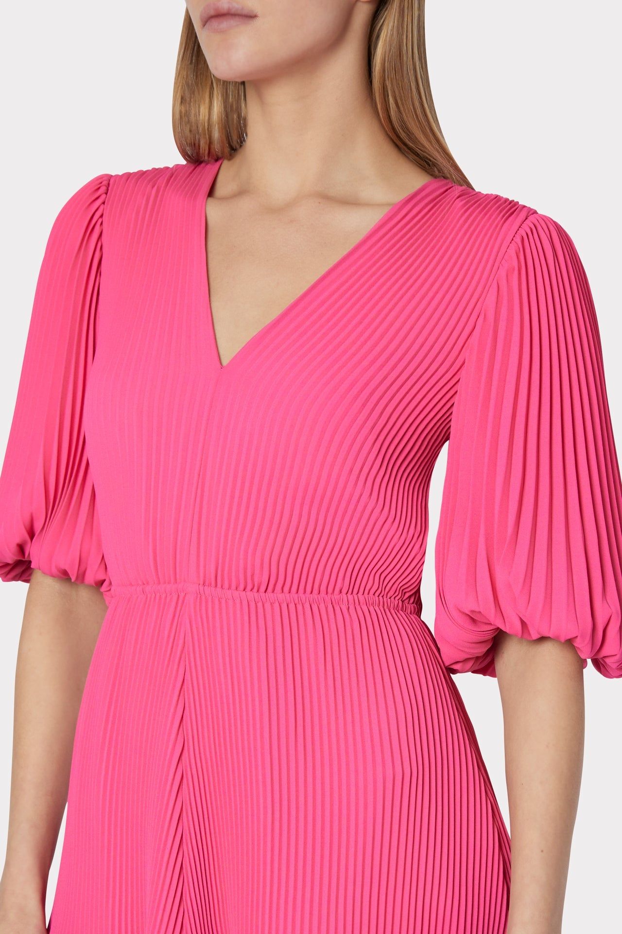 Elle Pleated Dress sold by Milly product image thumbnail 3