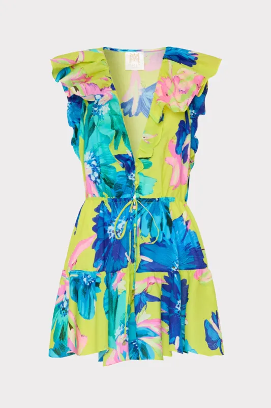 Dana Floating Cosmos Cover-Up Dress made by Milly