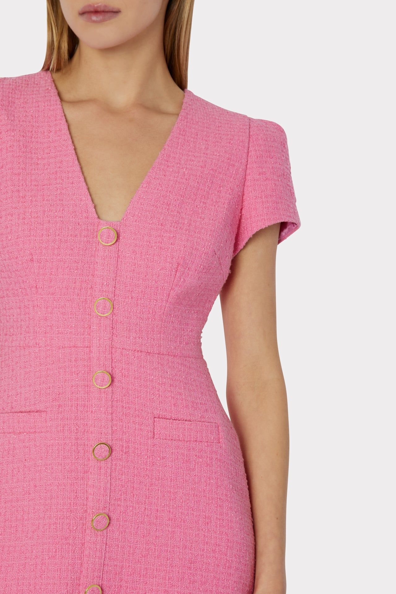 Genevie Boucle Dress sold by Milly product image thumbnail 3