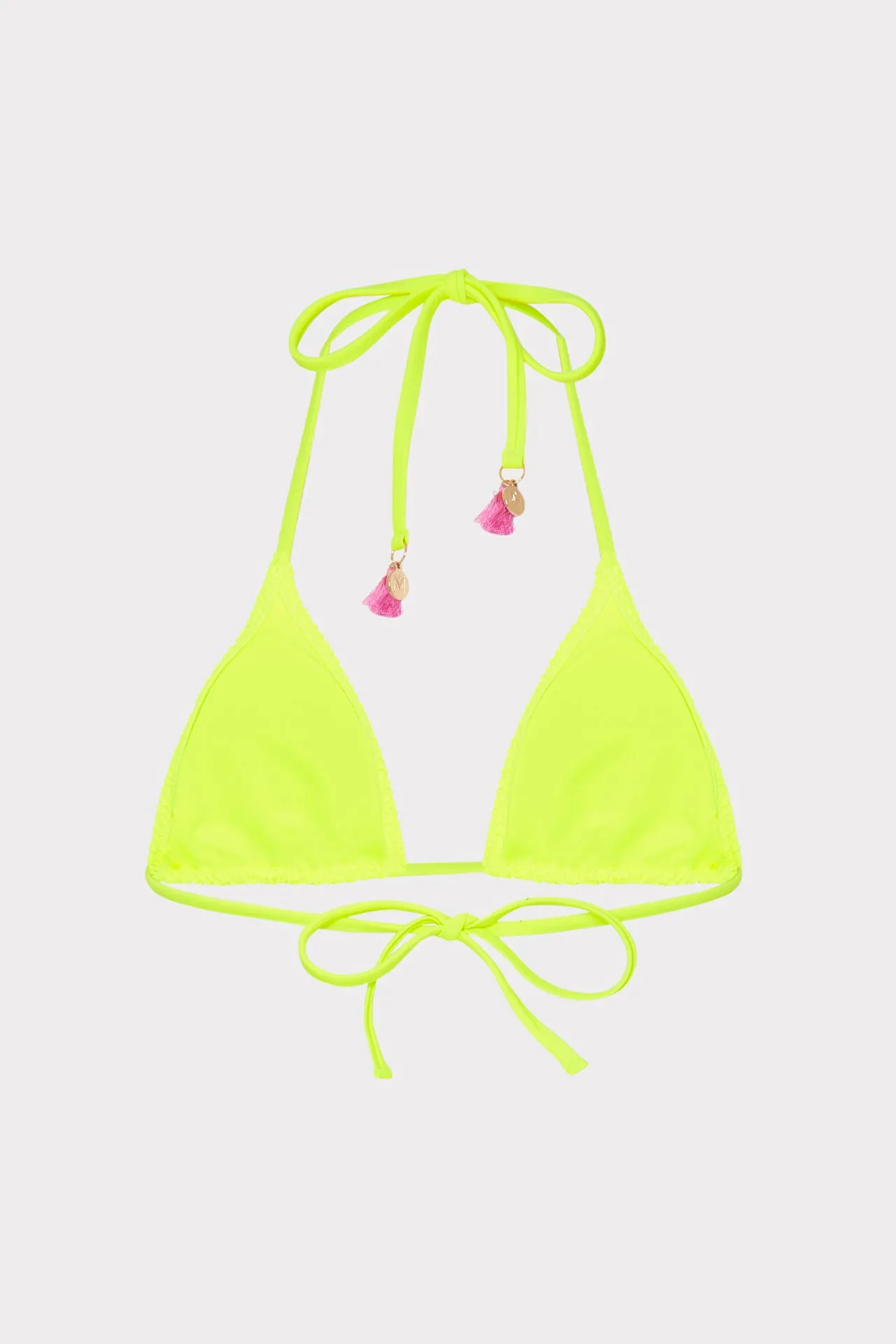 Lori Textured Triangle Bikini Top sold by Milly product image thumbnail 4