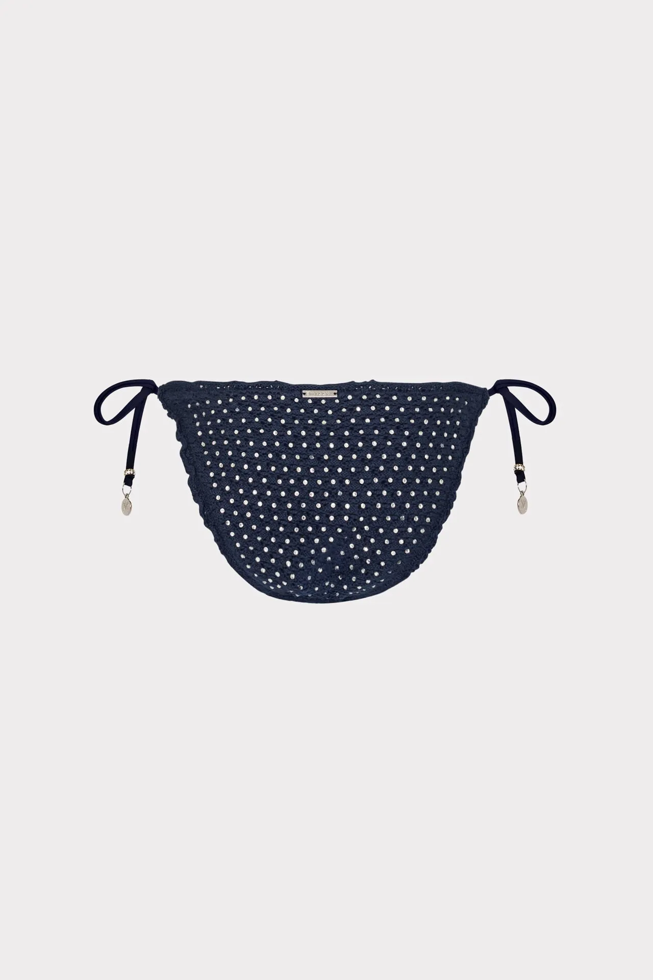 Glimmer String Bikini Bottom With Crystal Applique sold by Milly product image thumbnail 4