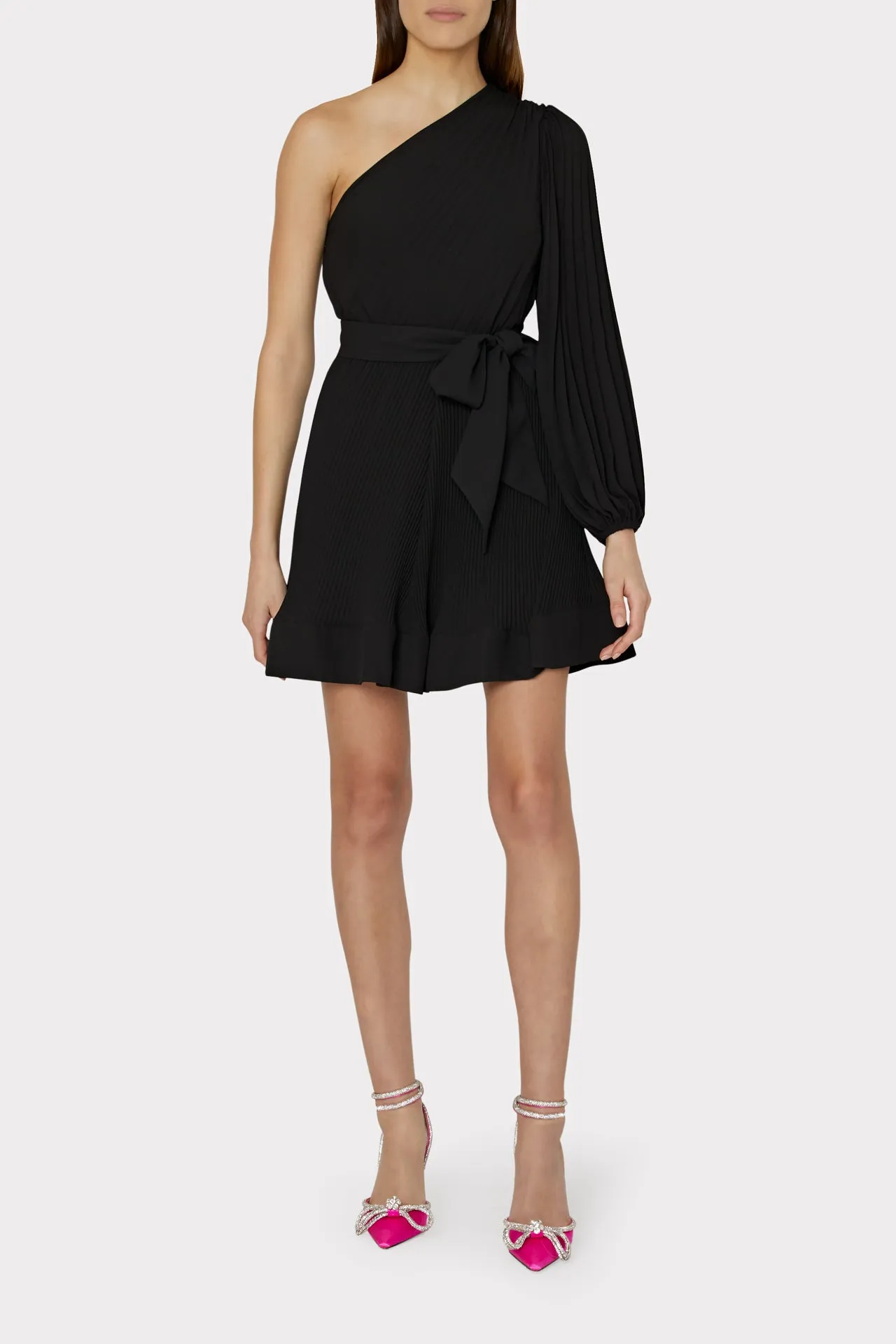 Linden Pleated Dress sold by Milly product image thumbnail 3