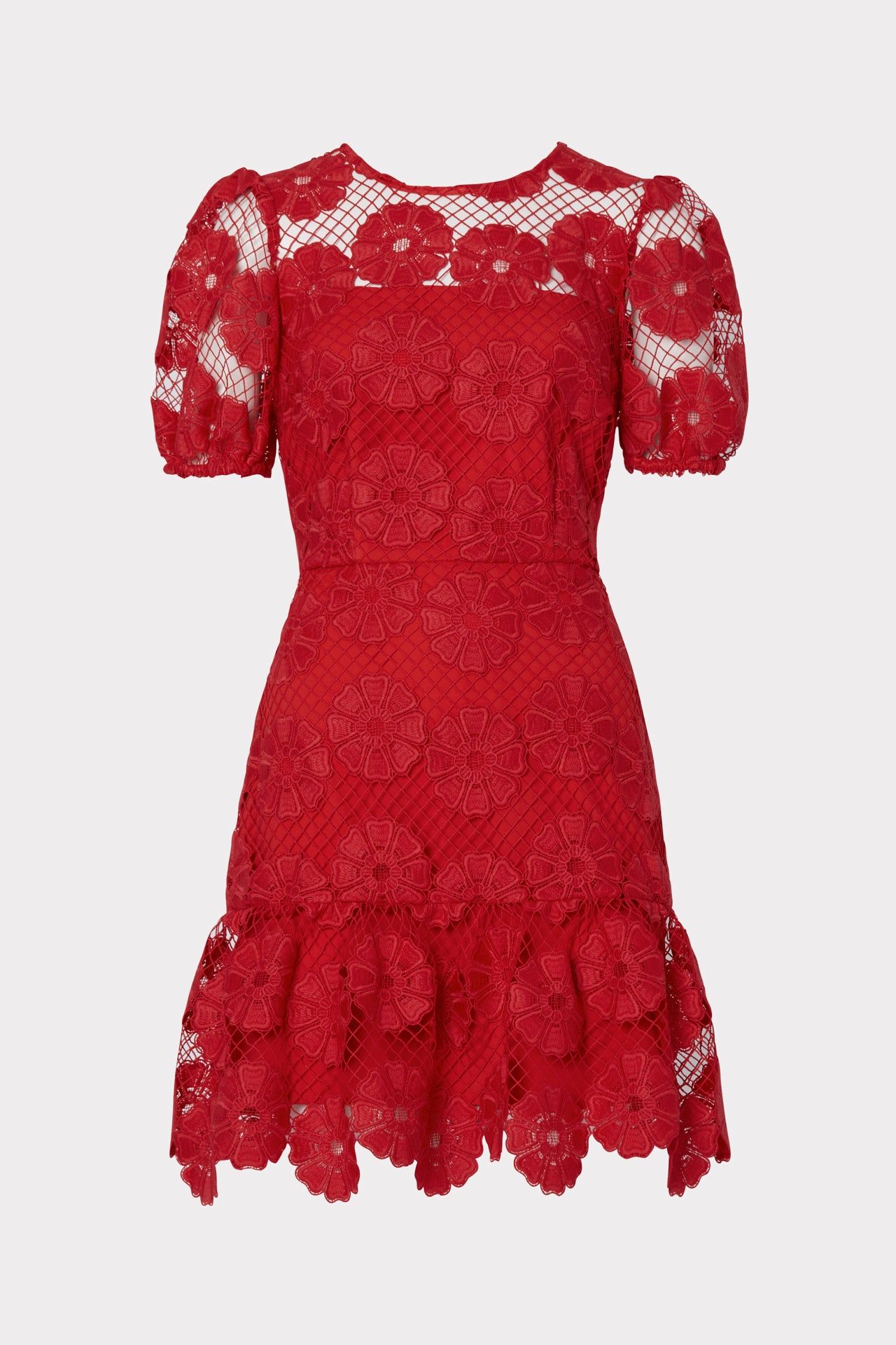 Yasmin Floral Lace Dress sold by Milly