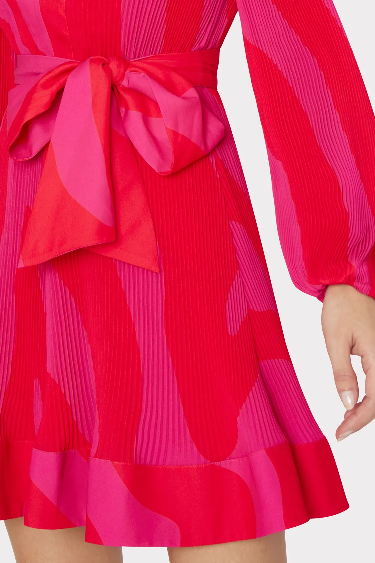 Liv Zebra Pleated Dress sold by Milly product image thumbnail 3