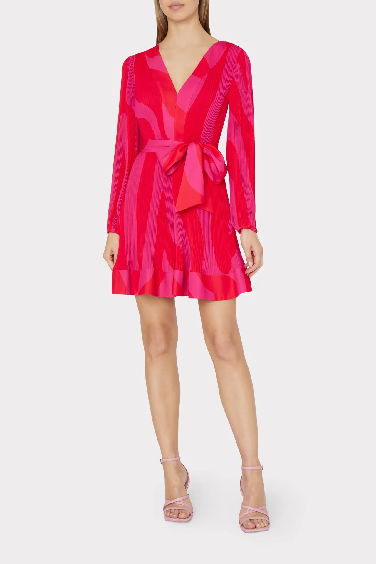 Liv Zebra Pleated Dress sold by Milly product image thumbnail 2