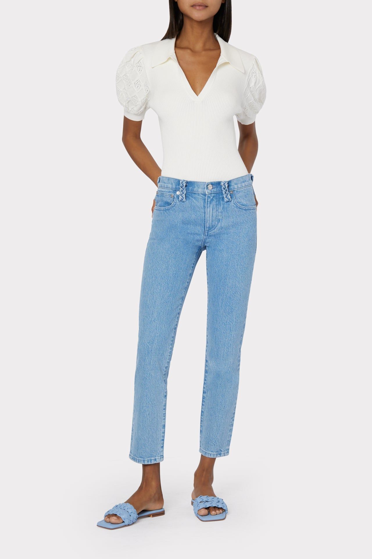 Polo Shirt With Puff Sleeve sold by Milly product image thumbnail 2